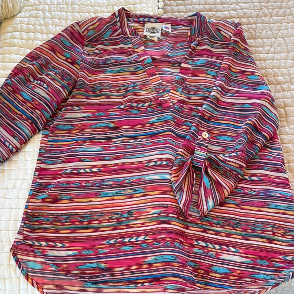 Rod's Multicolor Striped Blouse